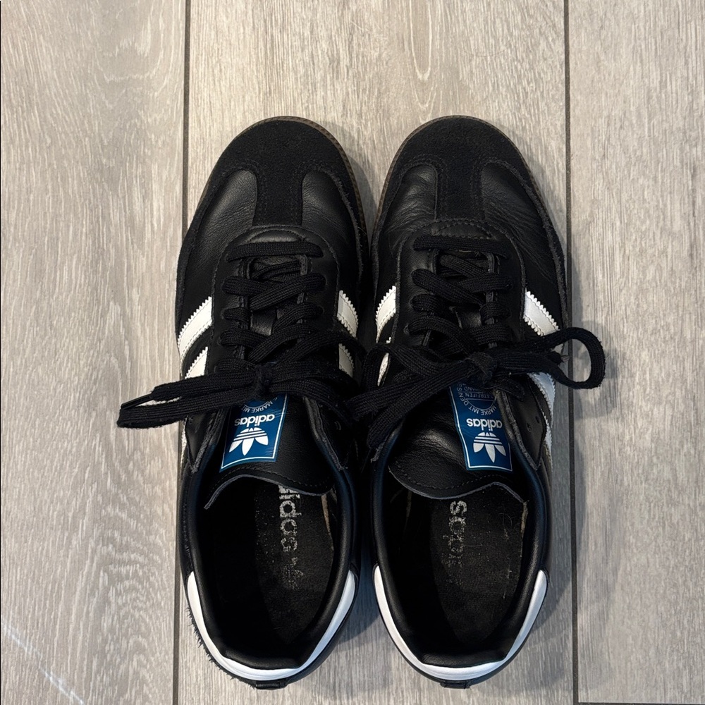 Adidas Women's OG Sambas Black/White/Gum Size 8 - Picture 2 of 7